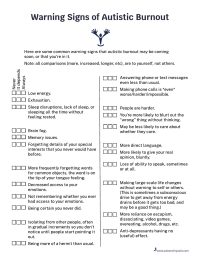 Image of a PDF text document showing a checklist in two columns.